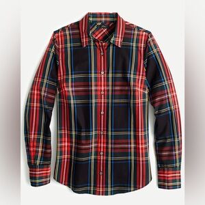 J. Crew Slim Stretch Perfect Shirt in Stewart Plaid